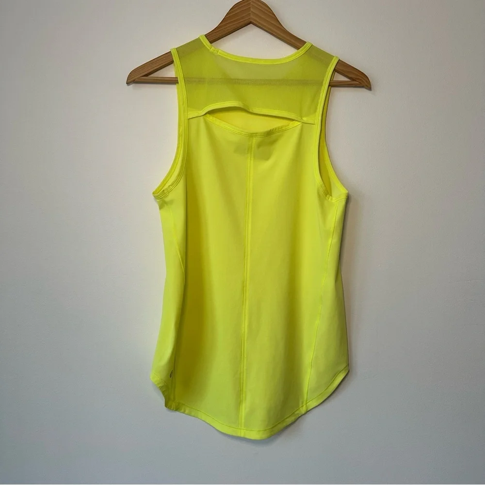 Lululemon Sculpt Tank Top Mesh – Electric Lemon (Size 4)